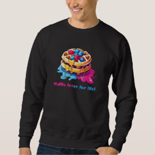Waffelliebhaber Sweatshirt