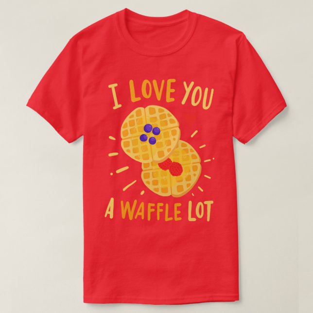 Waffeln 1 T-Shirt (Design vorne)