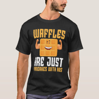 Waffeln Batter Whip Cream Backsirup Dessert Pan T-Shirt