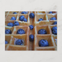Waffeln mit Blueberries