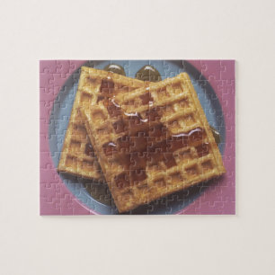 Waffeln mit Sirup Puzzle