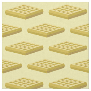 Waffeln Niedliche Frühstückskinder Stoff