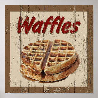 Waffeln Poster