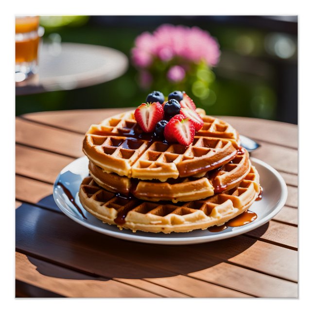 Waffeln Poster (Vorderseite)