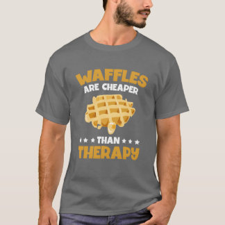 Waffeln sind billigerhatherapie Food Lover Waffel T-Shirt
