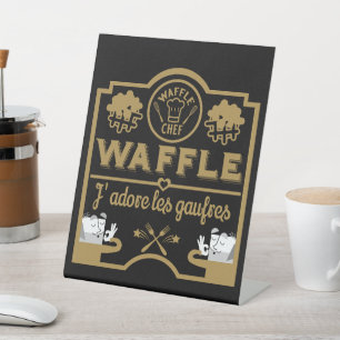 Waffeln Sockelschild