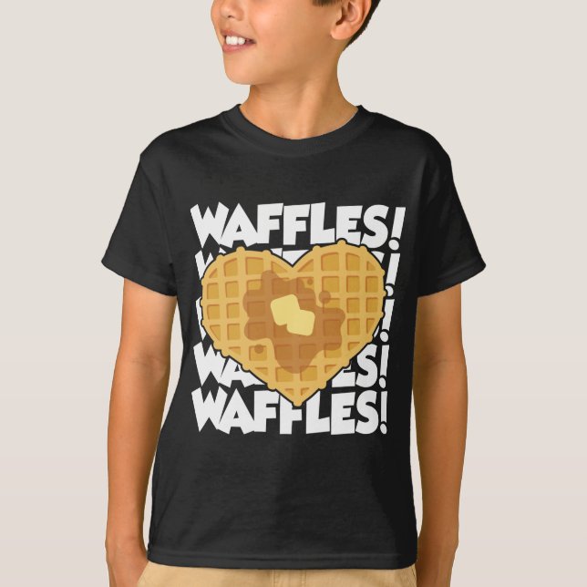 Waffeln T-Shirt (Vorderseite)