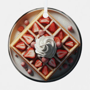 Waffeln Weihnachten Ornament Aus Metall