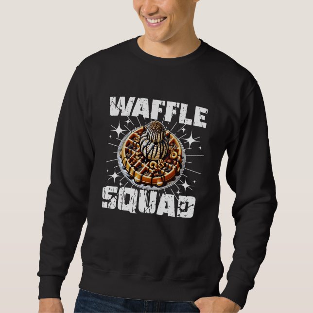 Waffelschwade Sweatshirt (Vorderseite)