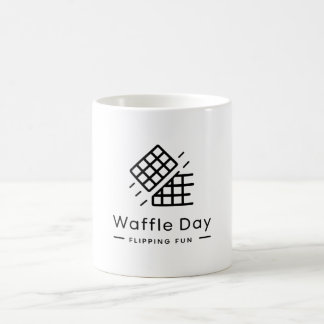 Waffeltag - Drehend Spaß Kaffeetasse