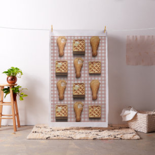 Waffelware aus Gingham Stoff