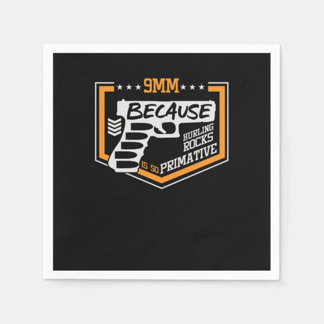 Waffen 2. Änderung Waffenbesitzer Rechte Gunnenart Serviette (Vorderseite)