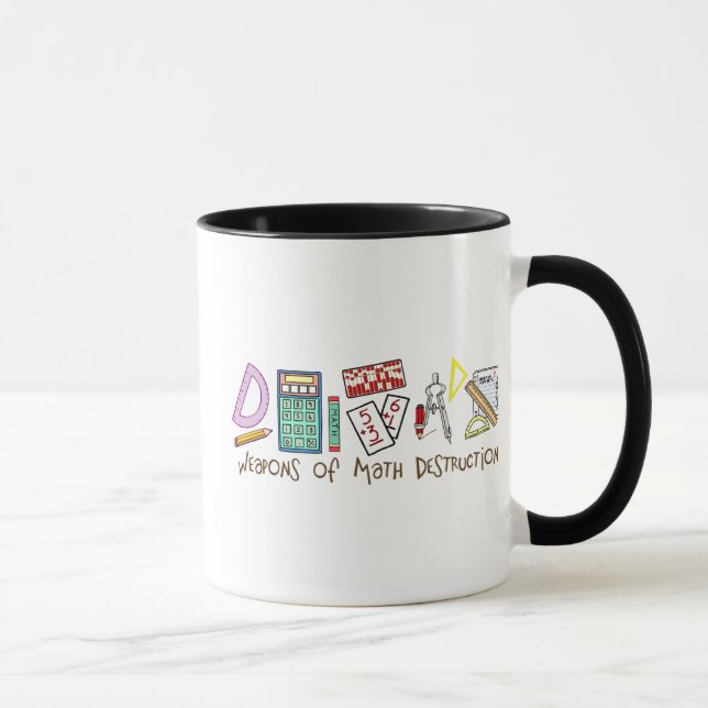 Waffen der Mathe-Zerstörung Tasse (Rechts)