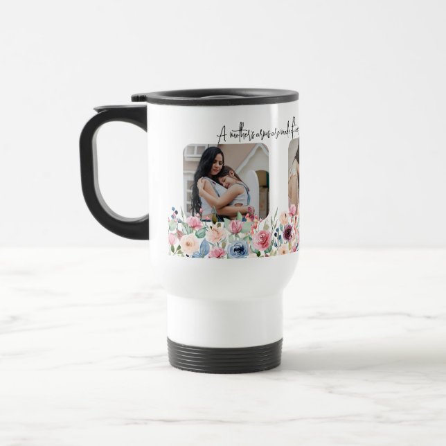 Waffen der Mutter 3-Foto-Reisen/-Tasse, 15 oz Reisebecher (Links)