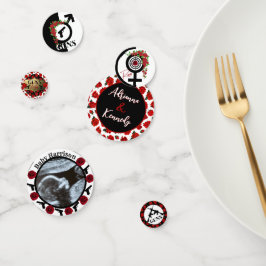 Waffen oder Rose Geschlechtsverkehr Aufdeckung von Konfetti