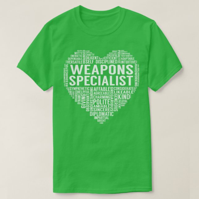 Waffen - Spezialherz T-Shirt (Design vorne)
