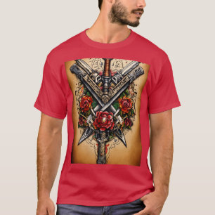 Waffen Tattoo Design T - Shirt