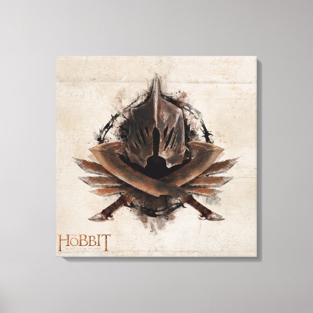 Waffenarmee der Orcs Leinwanddruck (Vorderseite)