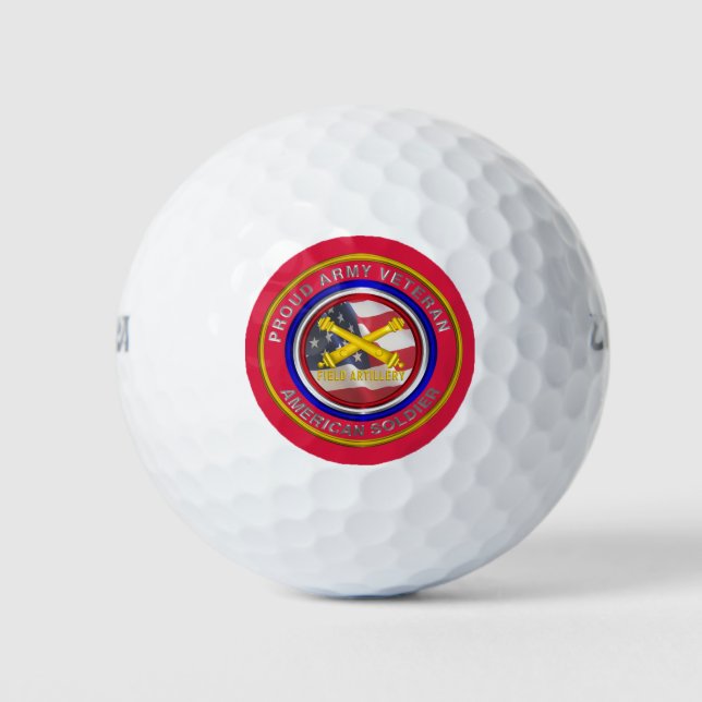 Waffenartillerie Veteran Golfball (Vorderseite)