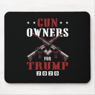 Waffenbesitzer für Trump Republikaner Konservativ Mousepad