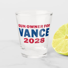 Waffenbesitzer für Vance 2028 Schnapsglas
