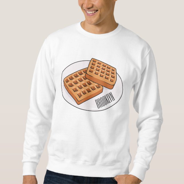Waffenillustrierung des Cartoon Sweatshirt (Vorderseite)