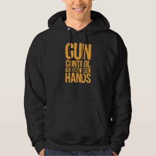 Waffenkontrolle benutzt beide Hände Pro 2a Zweites Hoodie