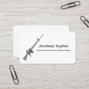 Waffenlager für Feuerwaffen Visitenkarte