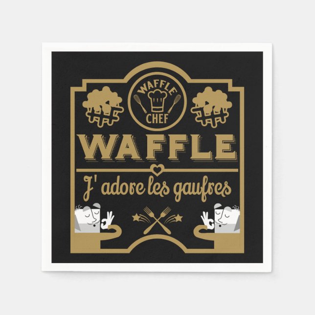 Waffentag Serviette (Vorderseite)