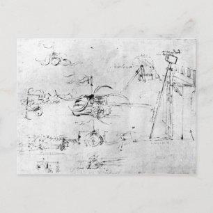 Waffentwürfe, Fol. 40v-a Postkarte