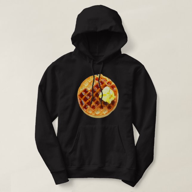 Waffle Cosume Easy Last Minute Halloween Breakfast Hoodie (Design vorne)