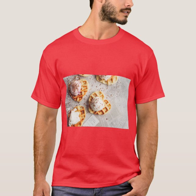 Waffle Ice Cream Love Tee (Vorderseite)
