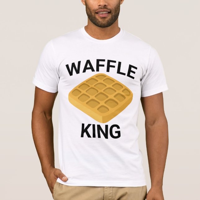 WAFFLE KING VATER MÄNNER T - SHIRT (Vorderseite)