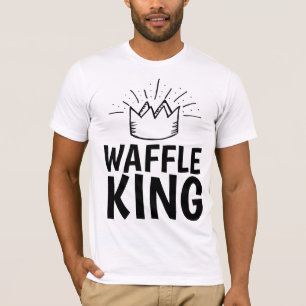 WAFFLE KING VATER MENS FUNNY T - Shirt