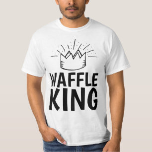 WAFFLE KING VATER MENS FUNNY T - Shirt