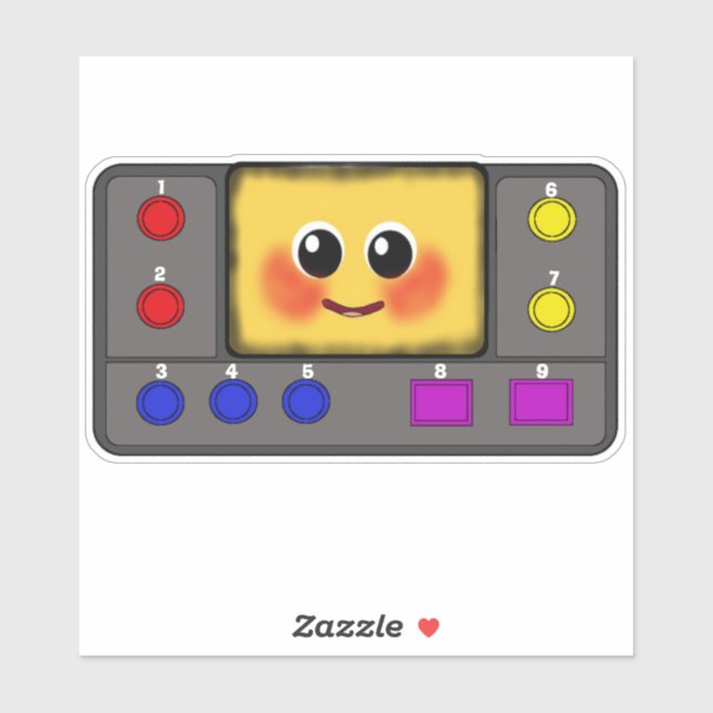 Waffle+Mochi-Magicartscreen-Vinyl Sticker (Blatt)