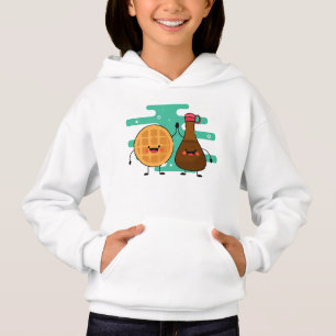 Waffle Sirup Bester Freund Hoodie