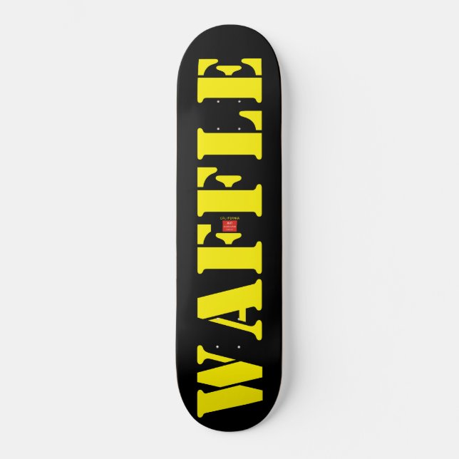 WAFFLE Skateboard (Vorderseite)