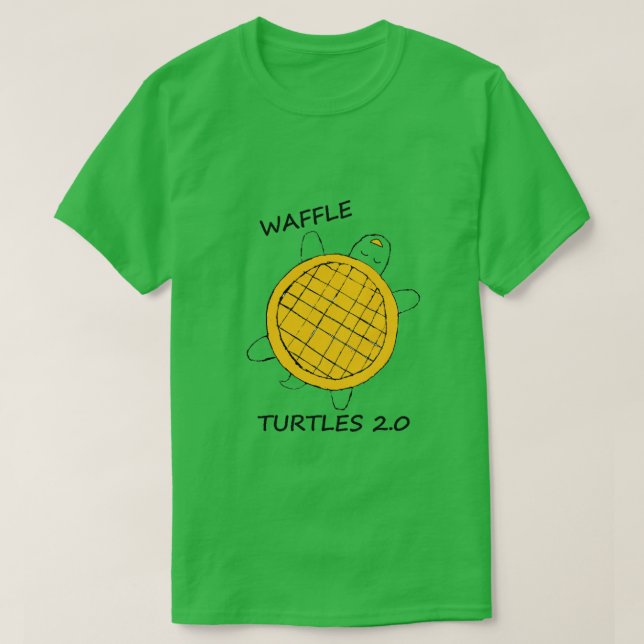 Waffle Turtles T-Shirt (Design vorne)