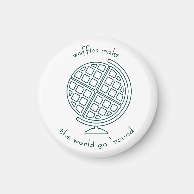 Waffle World Magnet (Vorne)