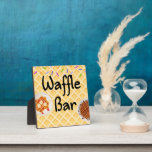 Waffler Bar Fotoplatte<br><div class="desc">Waffel Bar Sign. Ideal für Brunch Ansammlungen wie Duschen,  Taufen oder jeden Morgen.</div>