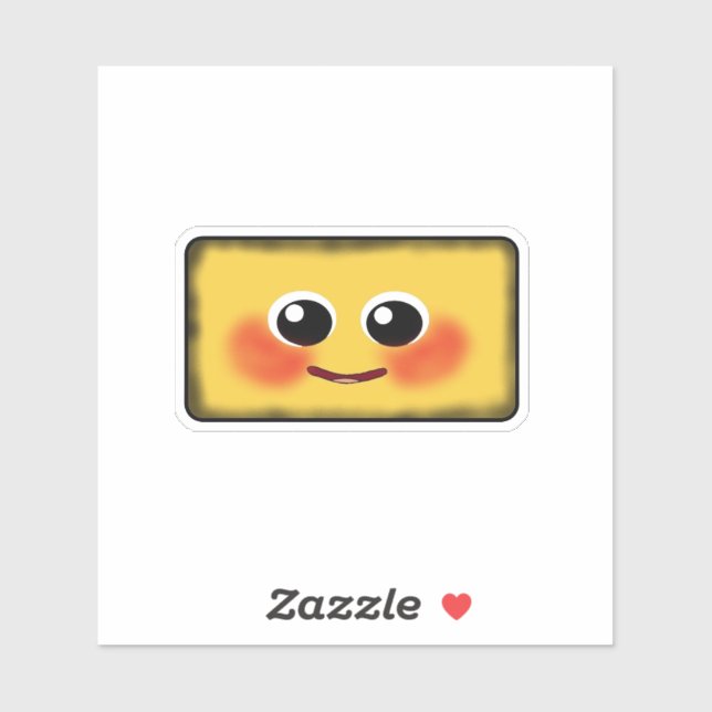 Waffles + Mochi-Magicart Screen- Vinyl Sticker (Blatt)