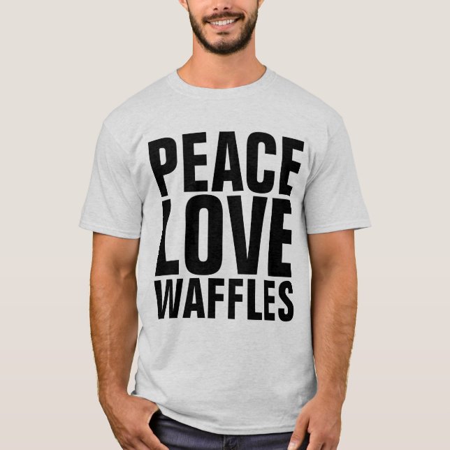 WAFFLES T - SHIRT (Vorderseite)