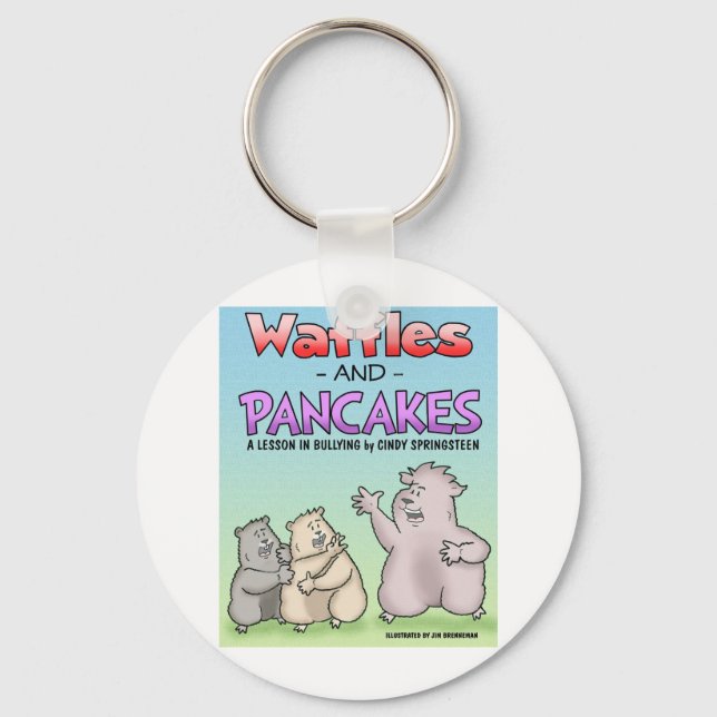 WafflesCover312.jpg Schlüsselanhänger (Vorderseite)