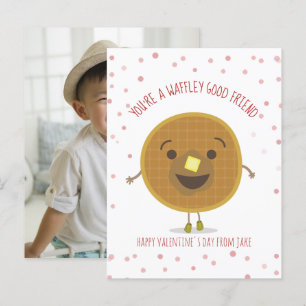 Waffley Good Friend Classroom Valentine Foto Postkarte