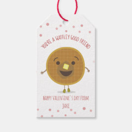 Waffley Good Friend Waffle Kid Classroom Valentine Geschenkanhänger