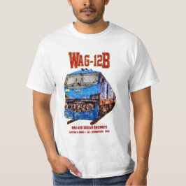 WAG-12B Lokomotive. Güterzug der indischen Eisenba T-Shirt