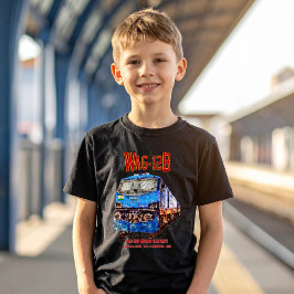 WAG-12B Lokomotive. Güterzug der indischen Eisenba T-Shirt