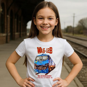 WAG-12B Lokomotive. Güterzug der indischen Eisenba T-Shirt