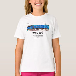 WAG-12B Lokomotive. Güterzug der indischen Eisenba T-Shirt